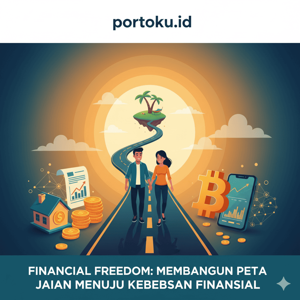 Gambar thumbnail untuk Financial Freedom: Membangun Peta Jalan Menuju Kebebasan Finansial dengan Kombinasi Investasi Tradisional dan Aset Digital (Bitcoin)