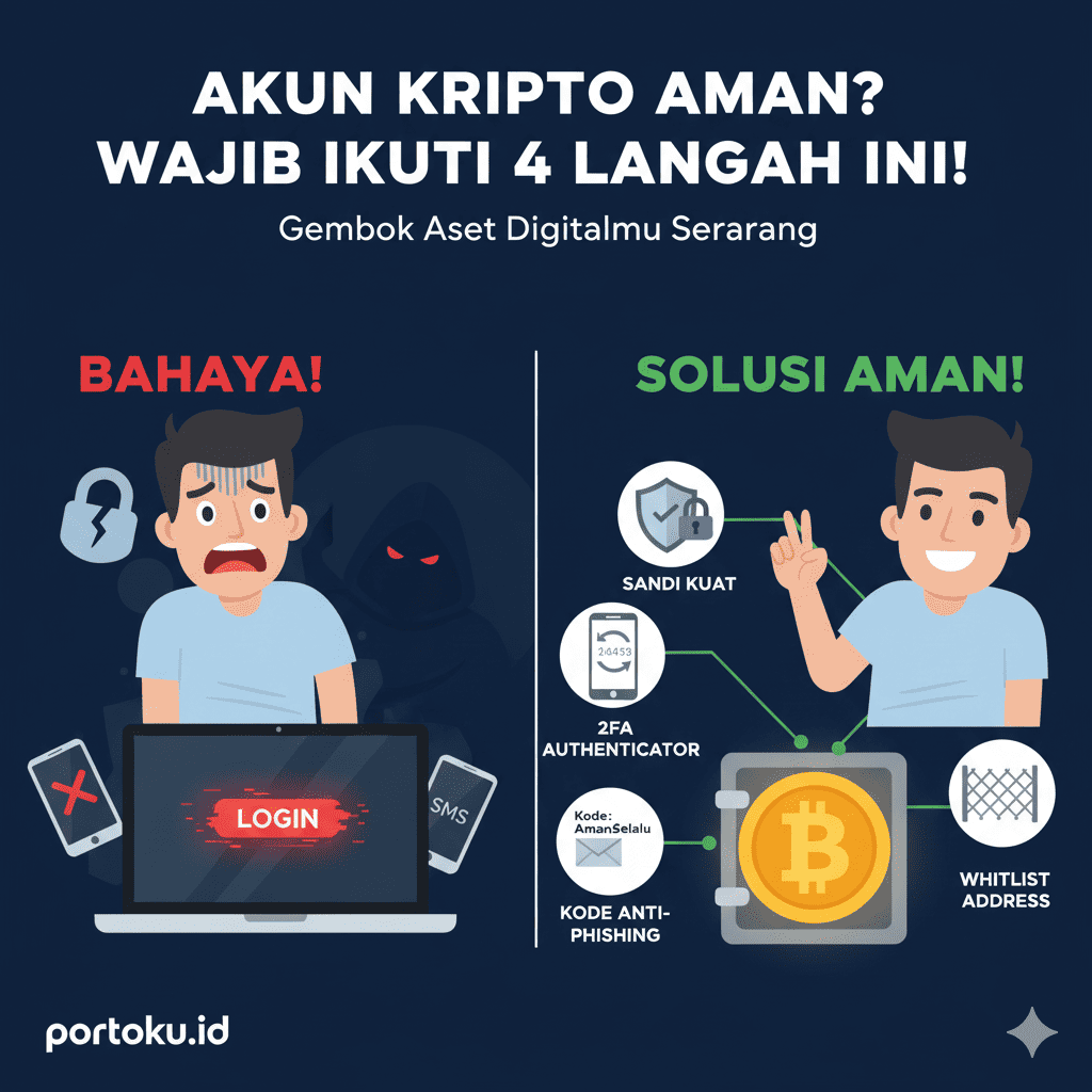 Gambar thumbnail untuk Mengamankan Akun Bursa Kripto Anda: Panduan Wajib Mulai dari 2FA hingga Anti-Phishing