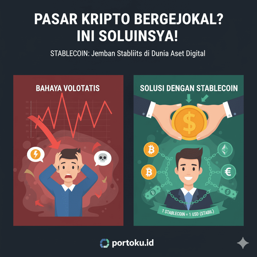 Gambar thumbnail untuk Mengenal Stablecoin: Mata Uang Kripto yang Dirancang Stabil untuk Melawan Volatilitas Pasar