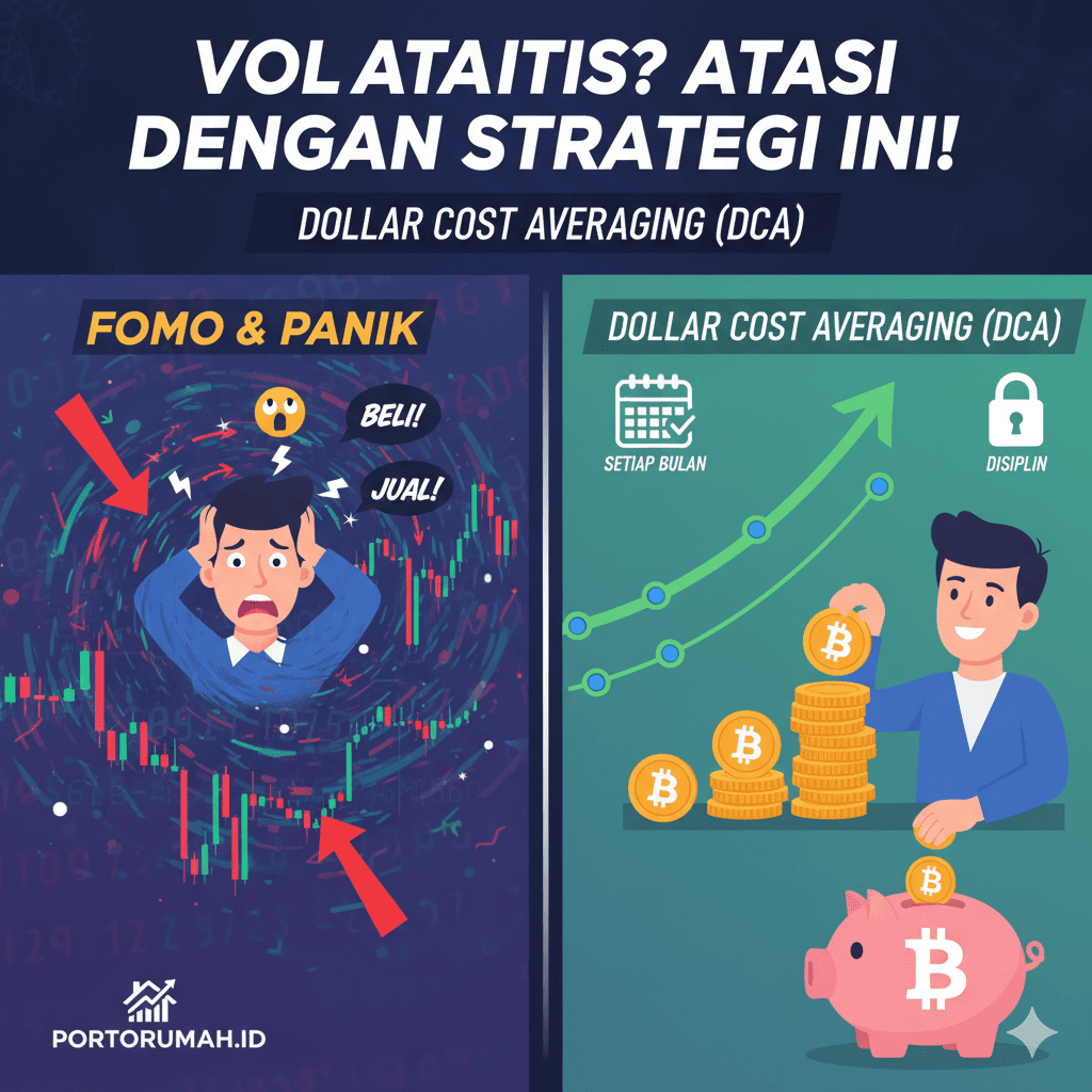 Gambar thumbnail untuk Strategi DCA (Dollar Cost Averaging) di Pasar Kripto: Mengurangi Risiko dan Membangun Portofolio Jangka Panjang